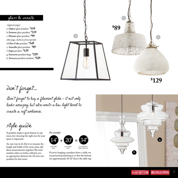 Early Settler - Early Settler Lighting Catalogue New Zealand - Page 4-5